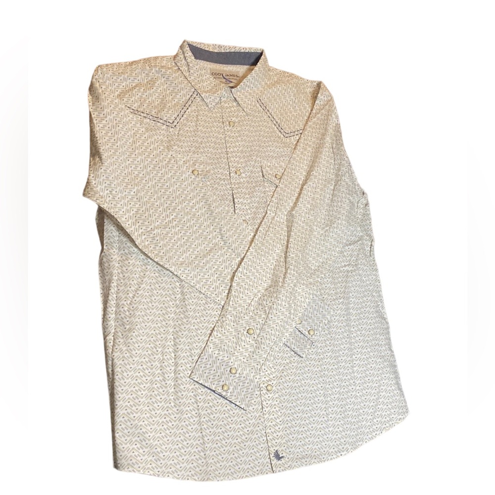 Cody James Men’s LongSleeve Snap Down Western Shirt